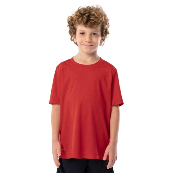 Athletic Works Boy's Short Sleeve Core Tee, Sizes 4-18 & Husky