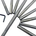 thumbnail image 2 of mmirethe 10 Pcs Ensemble de Perceuse à Bois Trois Points Perceuse Ronde Hexagonale Poignée Ouvreur Ensemble Perceuse Plate, 2 of 5
