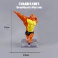 thumbnail image 1 of Figuras de acción de Pokémon de 18 cm para gimnasio, dibujos animados de Fitness, hombre musculoso, Charmander, Bulbasuar, Squirtle, modelo de ajuste, figuras de anime, juguetes, 1 of 5