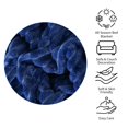thumbnail image 2 of Kelnaro Soft Flannel Throw Blanket for Couch Sofa Bed, 60x80 Inches, Navy Blue, 2 of 6