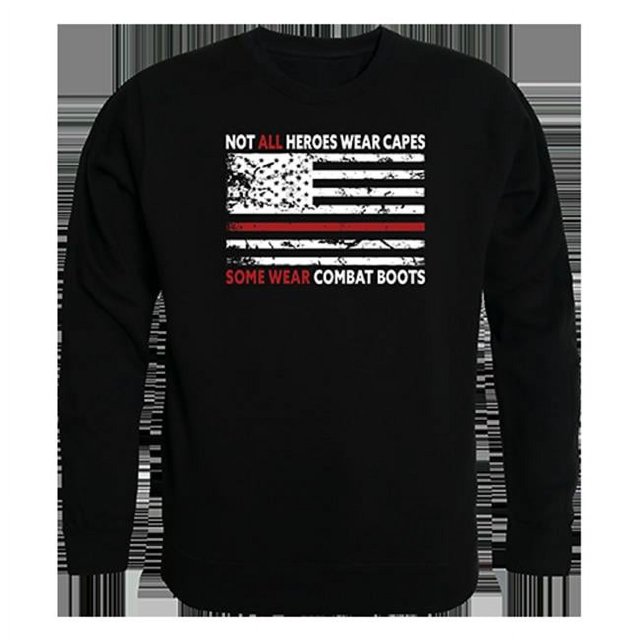 Rapid Dominance TS2-809-BLK-03 Pas Tous avec TRL Graphique Sweat-Shirt Col Rond&44; Noir - Grand