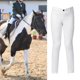thumbnail image 5 of Pantalones de montar transpirables Pantalones de montar ecuestres para Cintura blanca 61cm Sharpla Pantalones ecuestres, 5 of 8