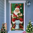 thumbnail image 6 of Mouliraty Christmas Door Cover Decoration Christmas Door Cover Door Hanging Party Decoration Door Cover Tapestry, 6 of 9