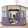thumbnail image 5 of WZCPCV Portable Foldable Pet Playpen,Foldable Dog Playpen,Pet Kennel Tent for Puppy Dog Cat Rabbit,Dog Kennel for Indoor Outdoor Travel Use - 43"Lx43"Wx22"H, 5 of 8