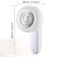 thumbnail image 3 of Klonfd Smart Home Lint Shaver Fabric Shaver For Clothes Efficient USB Rechargeable Lint Remover For Sweaters Coats, 3 of 6