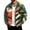 Green, variant on Men's Christmas Corduroy Zip Up Bomber Jacket Mock Neck Long Sleeve Jackets Xmas Funny Print Classic Overshirts with Pockets Warm Clothing
