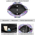 thumbnail image 3 of 22 Inch Oversized Travel Bag Lightweight Canvas Weekender Duffel with Multi Pockets, Colorful Pop Pattern, 3 of 5