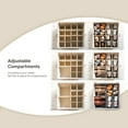 thumbnail image 3 of Closet Shoe Organizer with Adjustable Dividers,Holds 16-24 Pairs,Clear Dust-Proof Cover & Sturdy Cubby Design for Sneakers,loafers etc., 3 of 4