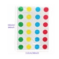 thumbnail image 3 of Niños Adultos Body Twister Moves Mat Tablero Juguete educativo Familia Picnic Deporte al aire libre Juego Pad Methold FN0328-00, 3 of 7