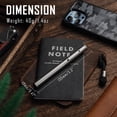 thumbnail image 6 of Titanium Alloy Fountain Pen Medium Nib with Ink Converter, Key Unity Calligraphy Pen for Writing & Journaling, KP02, 6 of 9