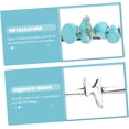thumbnail image 4 of HUGFEGWE 8 Pcs Watch Studs Crystal Watch Strap Charms Wear-resistant Watchstrap Charm Decor Wear-resistant Watch CJB91-30607, 4 of 9