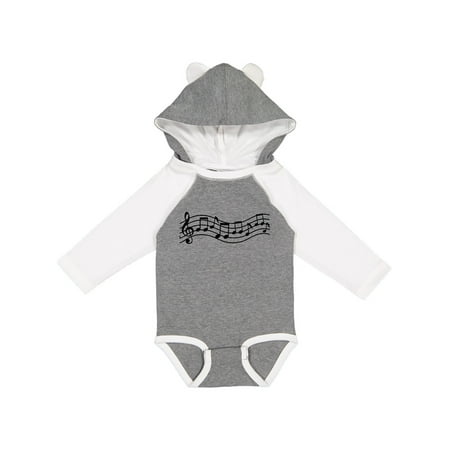 

Inktastic Music Staff Musical Gift Gift Baby Boy or Baby Girl Long Sleeve Bodysuit