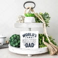 thumbnail image 4 of World's Greatest Dad Desk Decor Wood Box Sign,Cool Father's Day Presents from Daughter, Son - Heartwarming Men Keepsake7"x7", 4 of 6