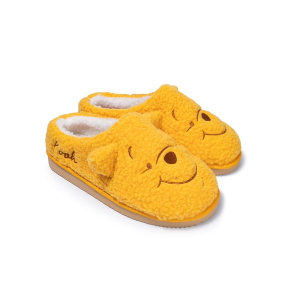 Ladies Winnie The Pooh 3D Ear Clog Slipper