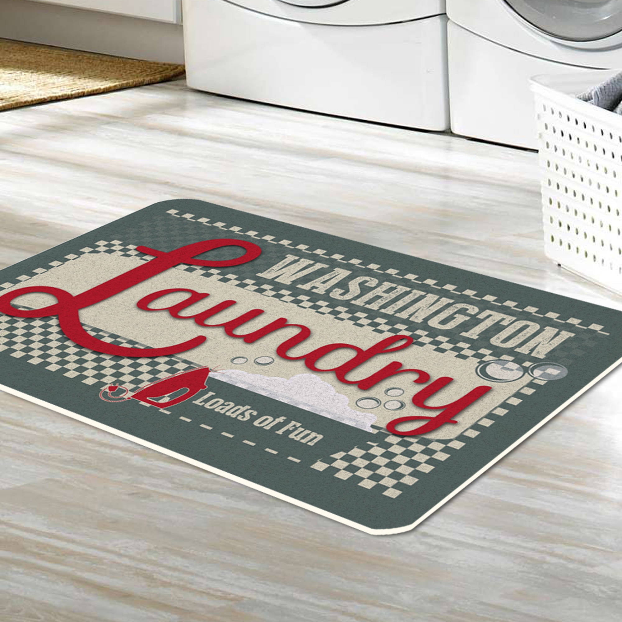 Personalized Loads Of Fun Laundry Floor Mat 26 5 X 17 5