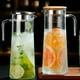 thumbnail image 2 of GOOHOCHY Barra de bebidas jarra claro hielo jarra de agua casa jarra de jarra de bebidas jarra de almacenamiento, 2 of 7