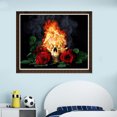 thumbnail image 2 of Fire Rose 5D DIY Full Drill Diamond Painting, 2 of 3