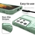 thumbnail image 6 of ExoGuard For Samsung Galaxy S21 Ultra 5G Case，Full-Body Phone Case with Kickstand (Green), 6 of 8
