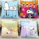 thumbnail image 2 of Almohada con estampado de anime de Peanuts, cojín suave con dibujos animados kawaii de Snoopy y Charlie Brown, cojín decorativo para sofá, silla, cama de coche, 2 of 5