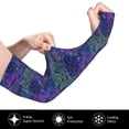 thumbnail image 2 of Bingfone Farmers Gardening Sleeves Sun Protection Arm Cooling Sleeves for Women Men with Thumb Hole - Turtles, 2 of 7