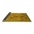 thumbnail image 2 of Ahgly Company Indoor Rectangle Abstract Yellow Modern Area Rugs, 4' x 6', 2 of 4