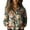 Green, variant on Womens Shirts Art Fashion Printed Button Down Cotton Long Sleeve Relaxed Loose Fit Casual Office Vacation Blouse Shirt Tops Camouflage S