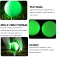 thumbnail image 3 of Sipeihong 6 Glow in the Dark Practice Balls Night Fluorescent Tennis Balls, 3 of 10