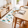 thumbnail image 3 of Boho Mid-Century Diamond Pattern Rectangle Rug 2'x6' Modern Geometric Theme Washable Area Rugs for Living Room Bedroom Entryway Non Slip Entrance Door Mat Indoor Floor Carpet, 3 of 9