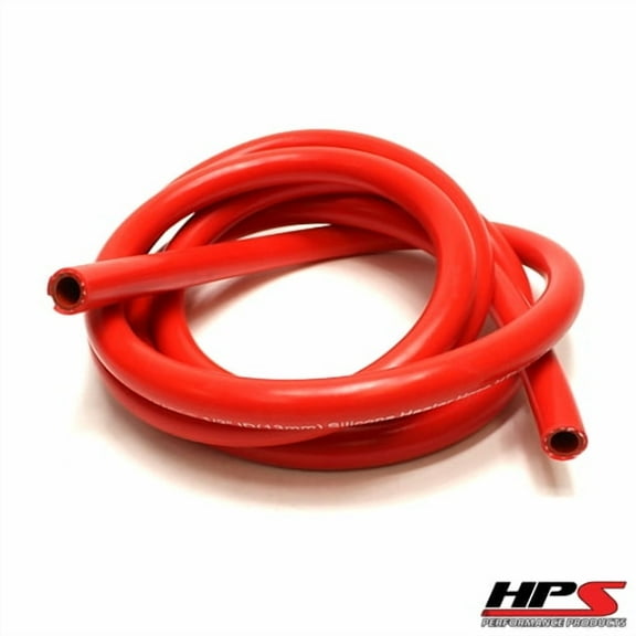 HPS HTHH-062-REDx10 5/8" ID 10 Feet roll 1-ply Red Silicone Heater Hose