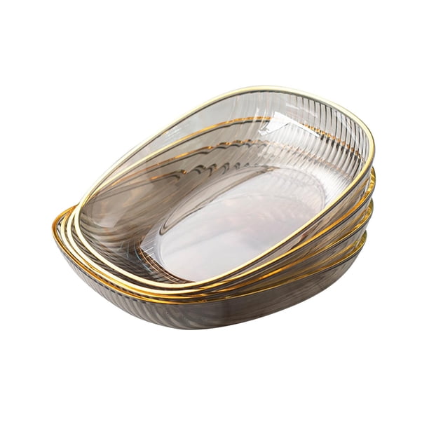 Plato pequeño de 15 cm Perfecl Platos de postre para pasteles Platos de cena Platos de ensalada Gris