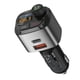 thumbnail image 1 of Transmisor FM Bluetooth para coche, adaptador de radio FM inalámbrico Bluetooth 5.0, puerto de carga PD3.0 QC3.0, reproductor de música, transmisor FM, llamadas manos libres, 1 of 5
