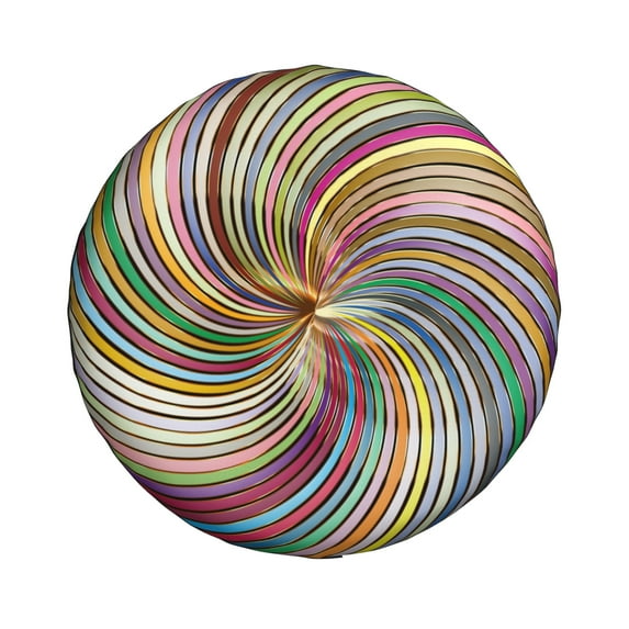 14'' Abstract Rainbow Swirl Tire Cover, Universal Spare Wheel Covers, Dust-Proof, Water-Proof, Sun-Proof and Corrosion-Proof