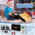 thumbnail image 2 of OBENSKY Panda Ice Skates for Kids Girls Boys 4-Size Adjustable Beginner Ice Skating Shoes, Black&White for Birthday Christmas Gift, 2 of 8