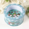 thumbnail image 2 of Christmas Tinplate Cookie Tins Decorative Cookie Gift Tins, Candies Biscuits Treat Boxes Small Gift Case, 2 of 3