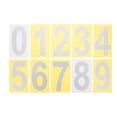 thumbnail image 1 of Miangastore 5 Sets Reflective Numbers Stickers Mailbox Numbers Stickers Adhesive Stickers, 1 of 9