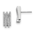thumbnail image 1 of Sterling Silver & CZ Brilliant Embers Earrings QMP1402, 1 of 1