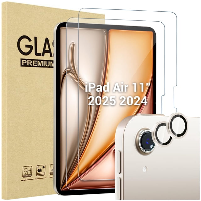 Protector de pantalla y lente de cámara para iPad Air 11" 7.ª generación