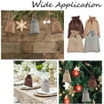 thumbnail image 7 of Burlap Gift Bags 32pcs Imitation Burlap Packing Pouches Drawstring Bags Wedding Favors Bag Advent Calendar Bags for Jewelry Wedding Party Shower Birthday Christmas 5.3x3.7 Inch, 7 of 7