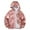 Rose Gold, variant on FAOWME Girls Rain Jacket Lightweight Windbreaker Coat With Hood Light Pink 6