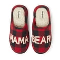 thumbnail image 5 of Dearfoams Women's Buffalo Check Mama Bear Mom Clog House Slipper, 5 of 7