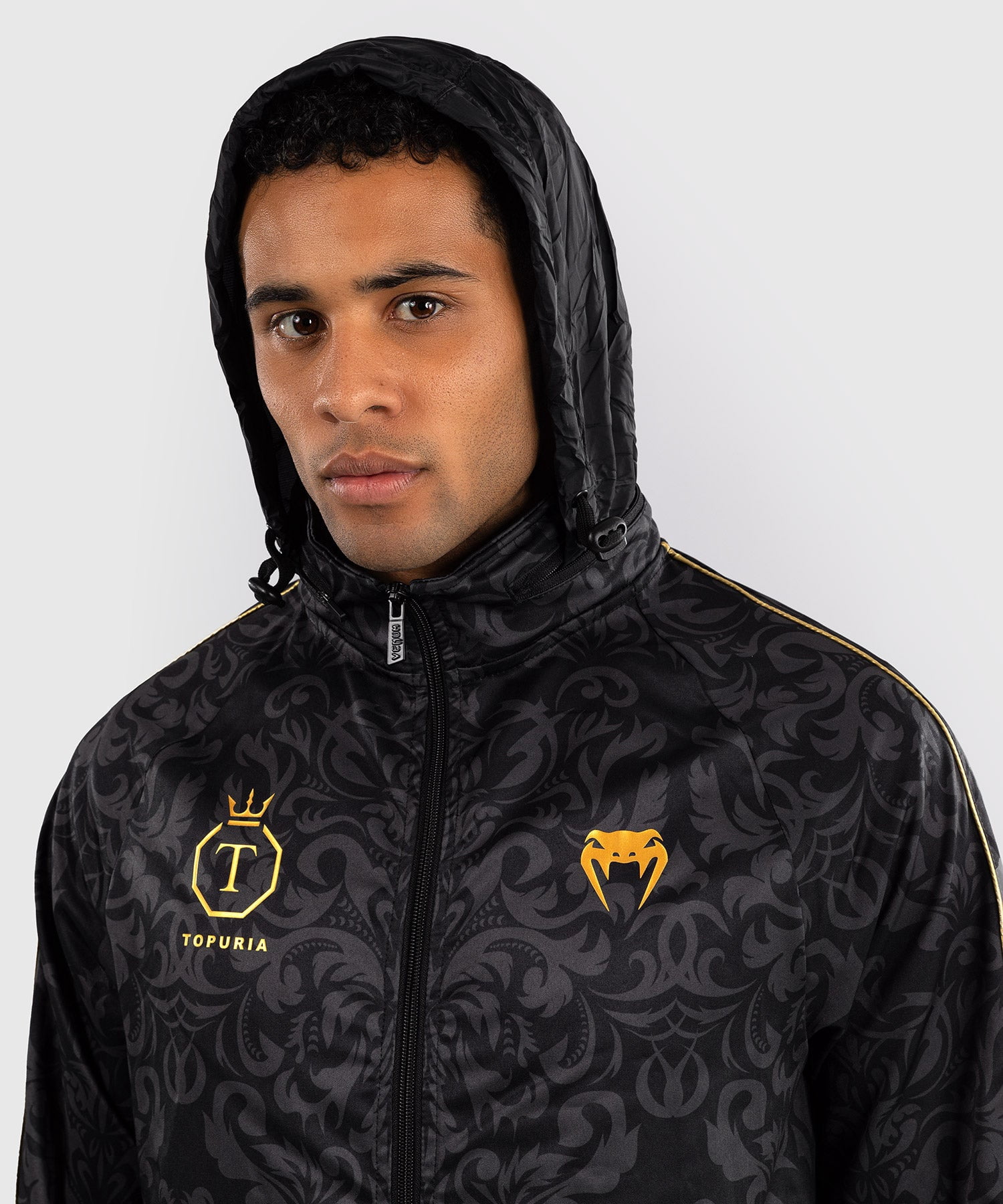 Venum x Ilia Topuria Unmatched Track Jacket - Black/Gold - X-Large
