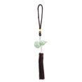 thumbnail image 4 of Colgante decorativo con borlas liviano para mochilas: atractivo accesorio para hacer uno mismo: llavero con cuentas de porcelana en forma de calabaza, 4 of 8