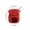 Red, variant on COM1950s Ceramic Fondue Pot Set, 4.25-Inch Heatproof Bowl for Chocolate, Cheese, Dessert, Includes Forks & Dipping Tools for Home Kitchen