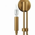 thumbnail image 3 of Modway Rekindle 2-Light Iron Metal Wall Sconce in Satin Brass, 3 of 7