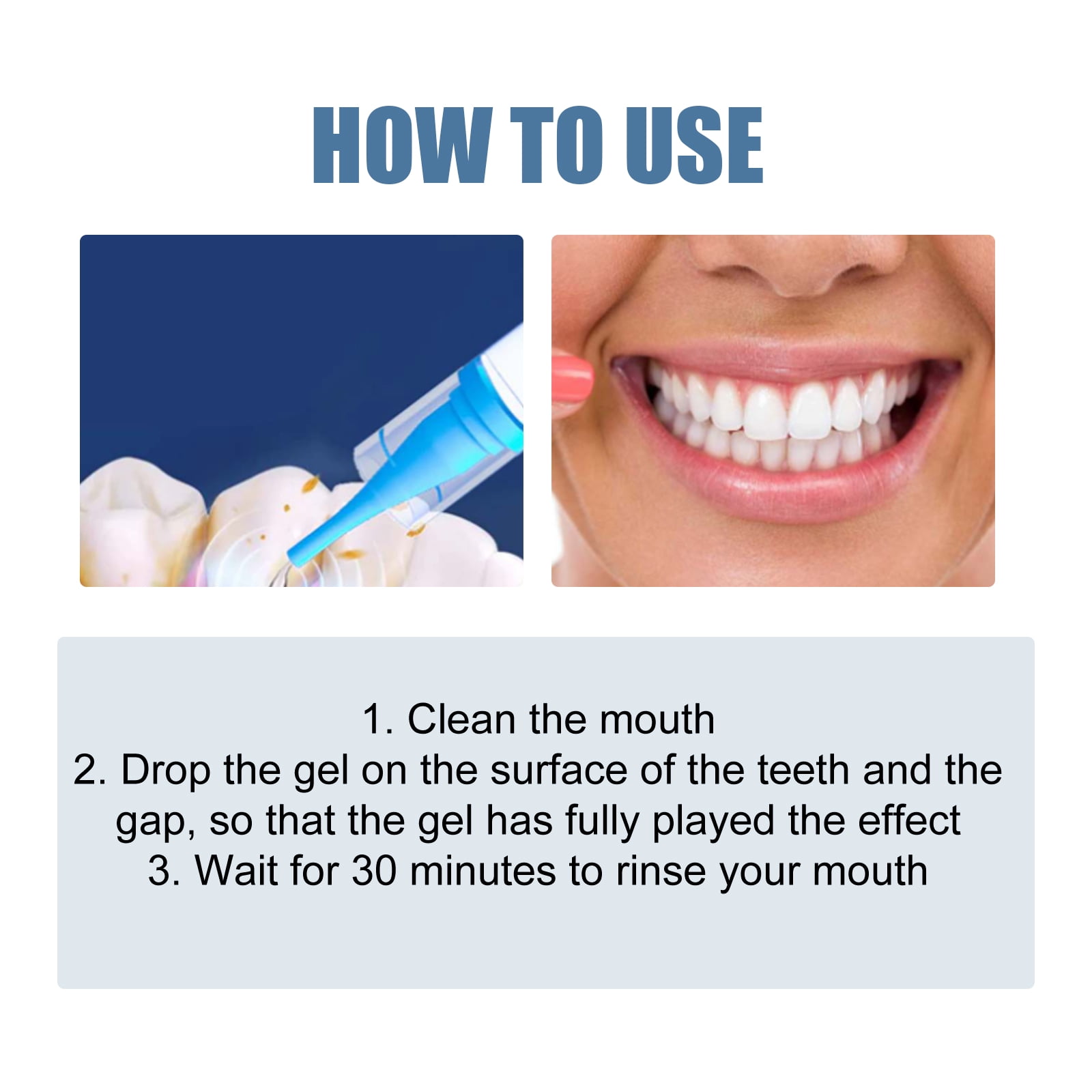 Alvantor Gum Repair Gel for Receding Gums, Teeth Whitening Essence Pen, Deep Cleaning Oral Care Fresh Breath, 3PCS