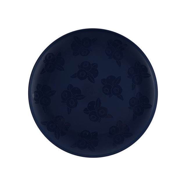 Mainstays Blueberry Polypropylene Plate, 1 Pack, Blue