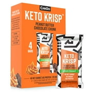 CanDo Krisp Protein-Rich Snack Bars, Peanut Butter Chocolate Chunk, 4-Pack
