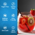 thumbnail image 4 of Syruvia Sugar Free Kiwi Strawberry Flavored Syrup for Drinks, Cocktails, Lemonades, Iced Teas and Desserts – 25.4 fl oz, 4 of 7