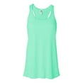 thumbnail image 1 of Bella Ladies Flowy Racerback Tank, 2XL, Mint, 1 of 2
