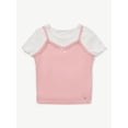 thumbnail image 4 of Justice Girls Cami 2fer Tee, Sizes XS - XLP, 4 of 9